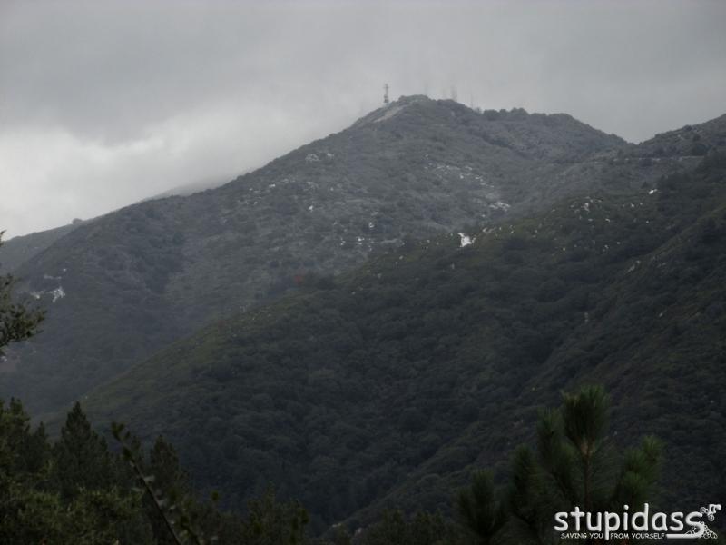 Snow on the peak