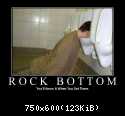 rock bottom